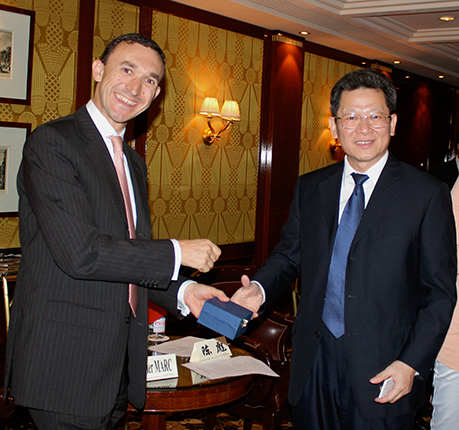 Euro China Capital greets in Paris the Vice-Mayor of Shenzhen