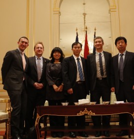 Agro-scientific meeting at the Chinese Embassy organized by ECC